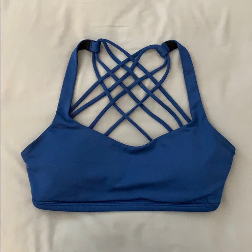 Blue Lululemon Sports Bra